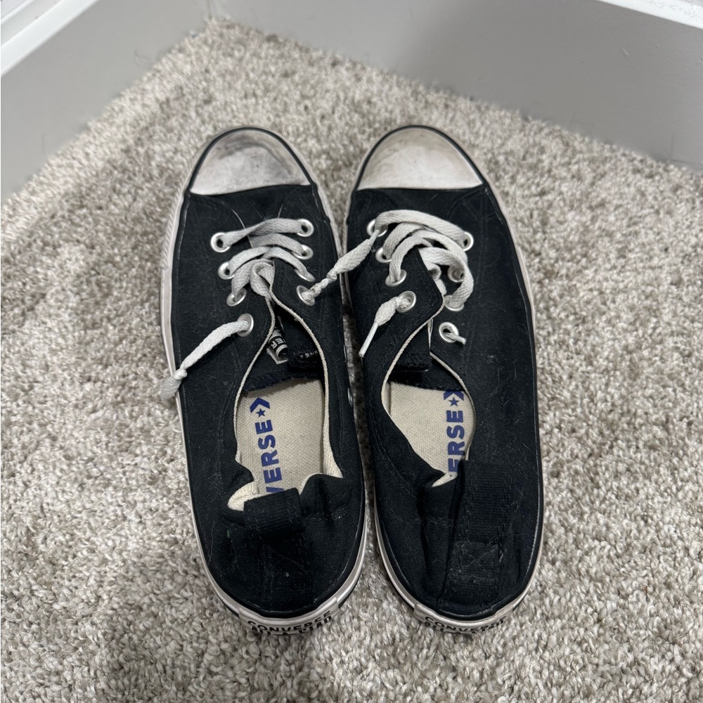 Converse Black and White Canvas Shoes
